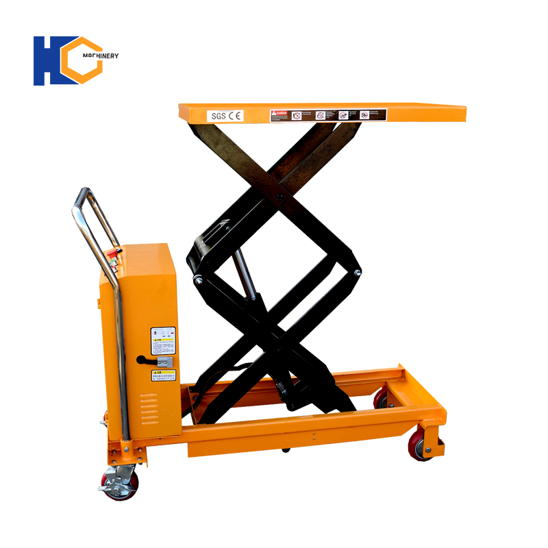 Mobile Scissor Lift Table with Large Platform